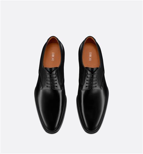 Dior Timeless Derby Shoe Black Polished Calfskin